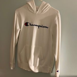 White champion in a size XL